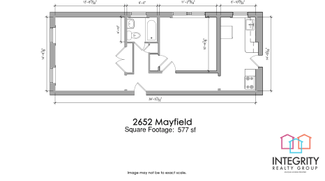 1 bed, 1 bath, 619 sqft, $975