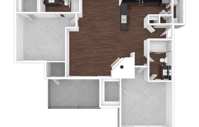 2 beds, 2 baths, 1,026 sqft, $1,590