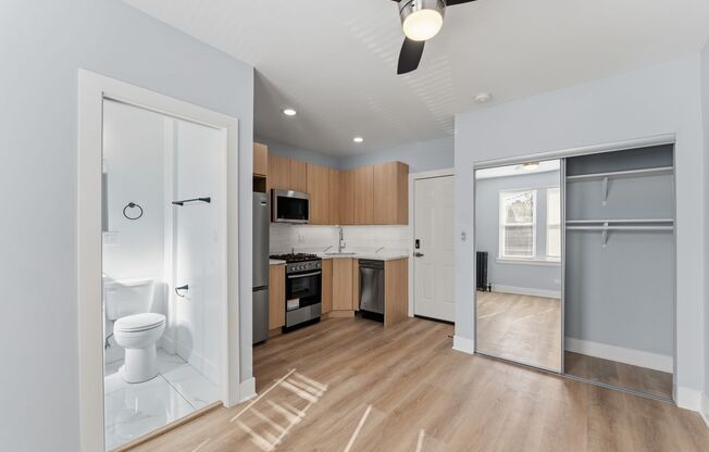 Studio, 1 bath, 207 sqft, $1,475, Unit 211