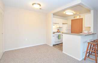 Large Dining Room Area Adjacent to Kitchen