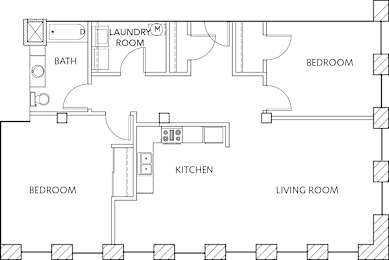 2 beds, 1 bath, 1,250 sqft, $1,845