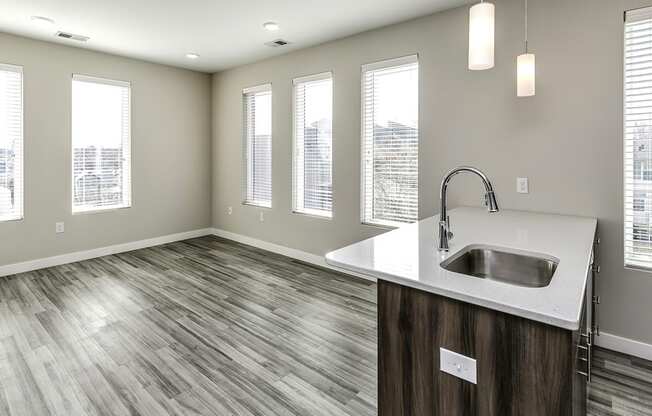 Studio, one and two bedroom apartment homes in the Historic Dundee District of Omaha, NE at Dundee Flats