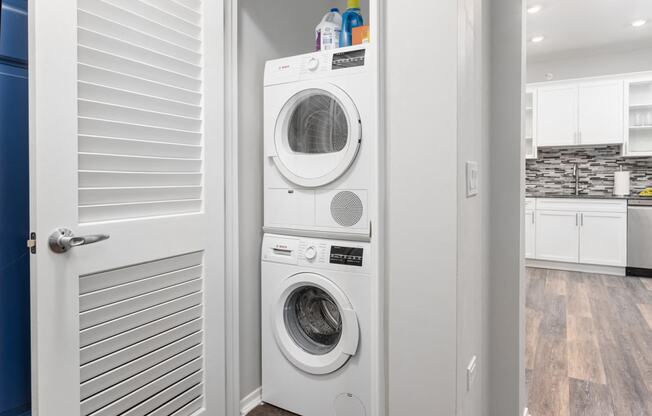Washer And Dryer In Unit at Park Heights by the Lake Apartments, Chicago, IL, 60649