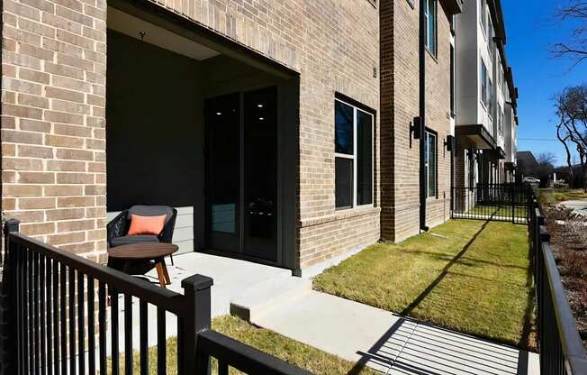 Private Patios with Select Units