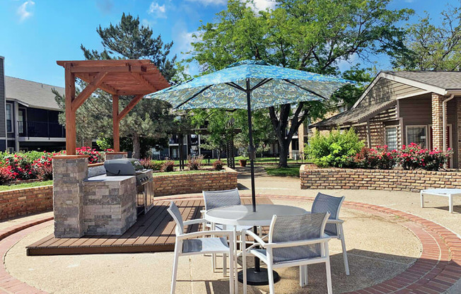 bbq area at Amarillo TX apartments