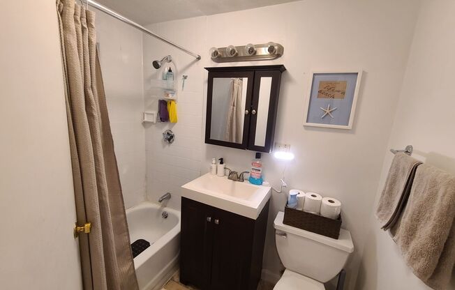 Renovated large 1 bed - B line T - Off Street Parking