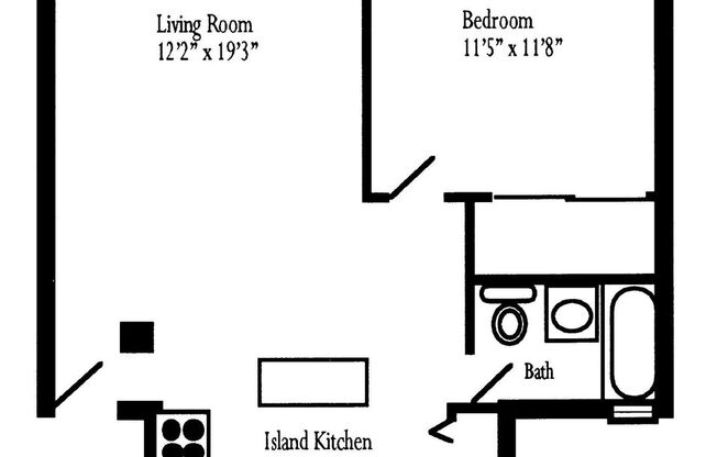 1 bed, 1 bath, 550 sqft, $1,695, Unit 5959-502
