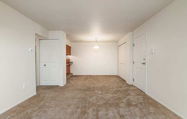 Living and Dining Room at Woodland Villas