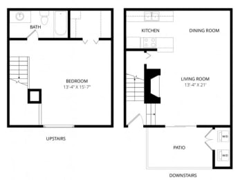 1 bed, 1 bath, 788 sqft, $1,120