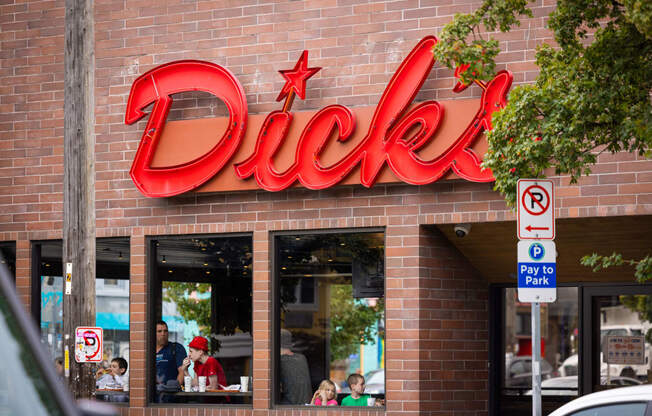 Local Food Places at Axis, Seattle, WA