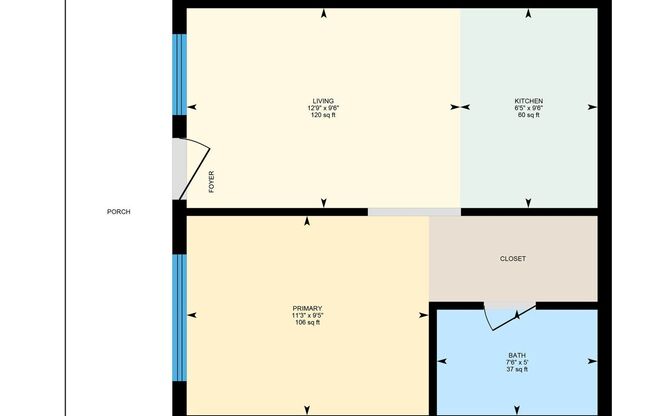 1 bed, 1 bath, $999