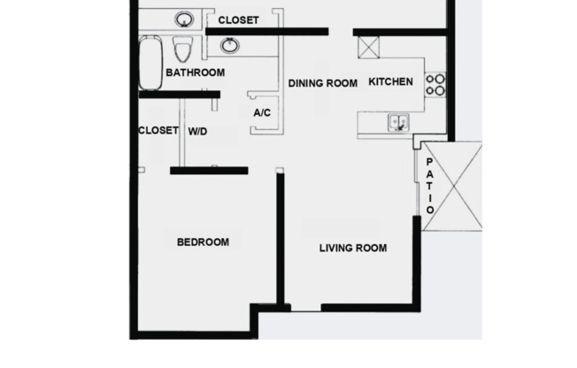 2 beds, 2 baths, 981 sqft, $1,900