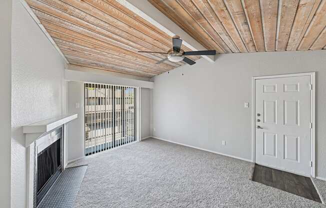 Copper Canyon Apartments in Bedford, TX, unit B1 Living Room