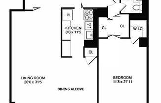 1 bed, 1.5 baths, 900 sqft, $5,700, Unit 31B