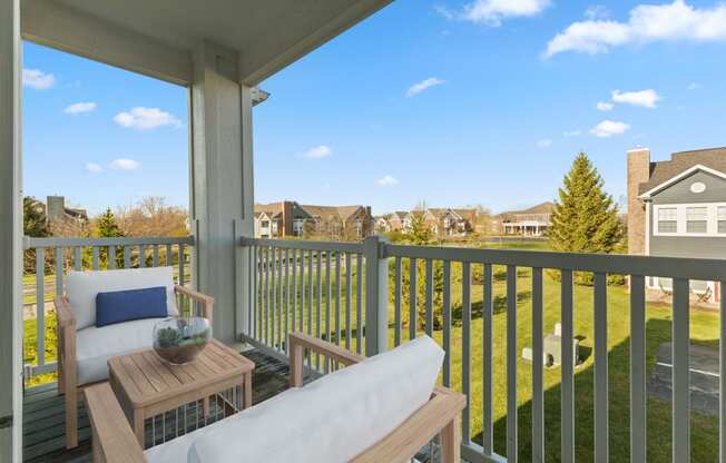 Balcony with great views