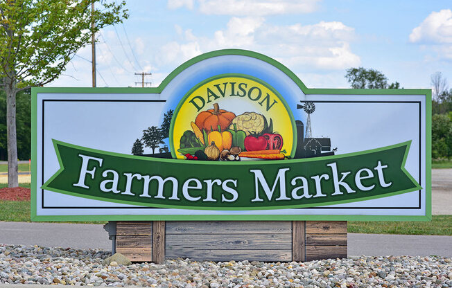 Farmer's Market In Neighborhood at Windsor Place, Michigan, 48423