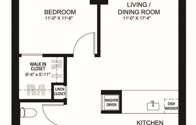 1 bed, 1 bath, 709 sqft, $3,245