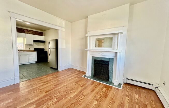 Available Mid June! Charming 2 bedroom 1 bath ranch style duplex
