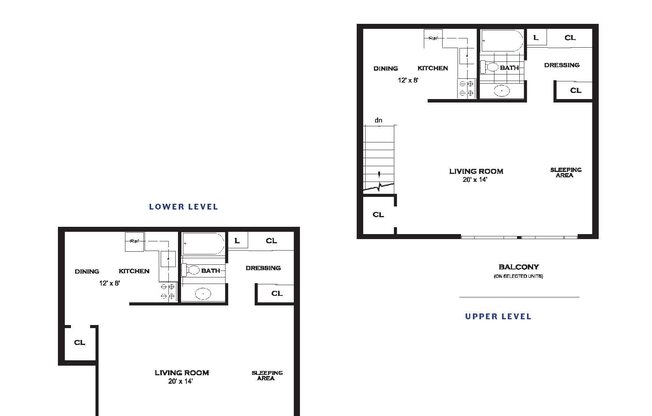 Studio, 1 bath, 538 sqft, $2,038
