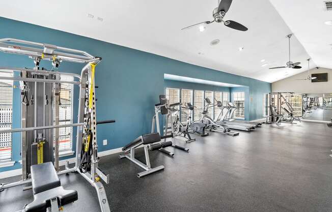 Fitness Center at Davenport Apartments in Dallas, TX