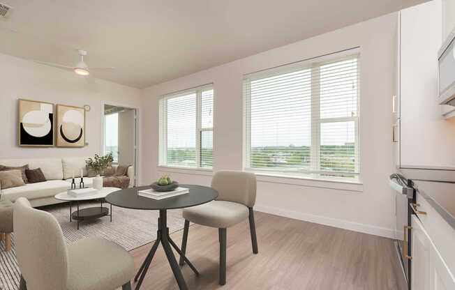 Living Room with Hard Surface Flooring