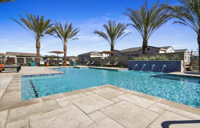 Glimmering Pool at Avilla Gateway, Phoenix, AZ, 85037