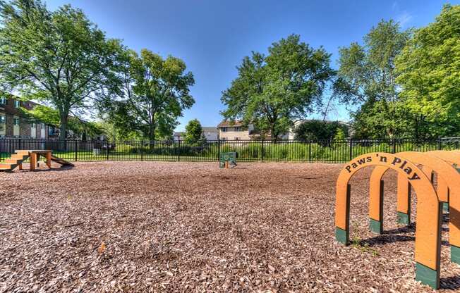 Pet Play Area, at Eagle Creek Apartments, Westmont
