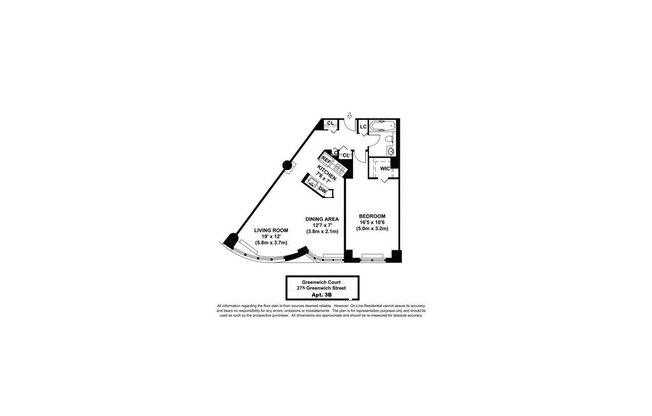 1 bed, 1 bath, 748 sqft, $6,100, Unit 3B