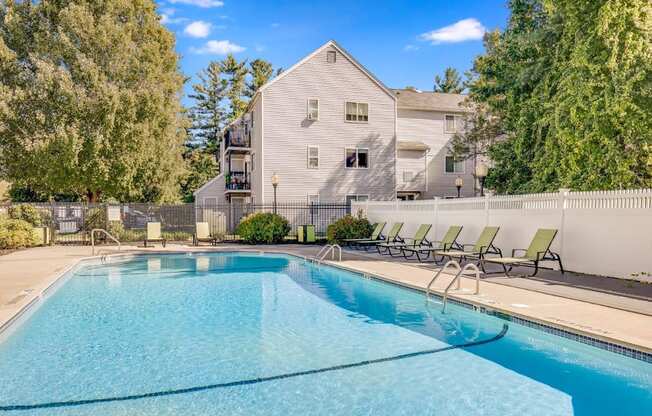 Outdoor Pool at The Meadows, Chelmsford, MA