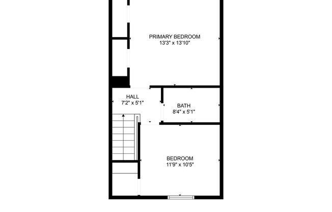 2 beds, 1.5 baths, 1,100 sqft, $1,050, Unit B