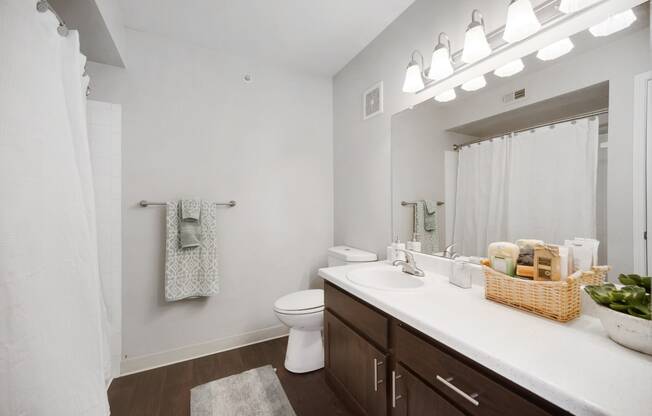 Model Bathroom 1 at Reflections At Cherry Creek in Aurora, CO