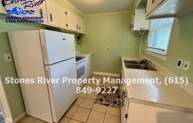 1 Bedroom Apartment *Water Included*, Across the Street from MTSU!