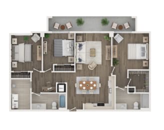 3 beds, 2 baths, 1,490 sqft, $3,479