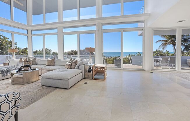 Beach Access & Gulf Views From This Incredible Luxury Home on Longboat Key