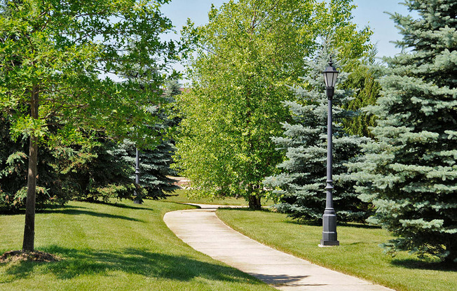 Walking Trail at The Springs Apartment Homes, Novi, MI