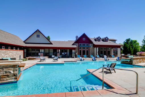 Clubhouse and Pool at Berkshire Aspen Grove Apartments, Littleton, CO