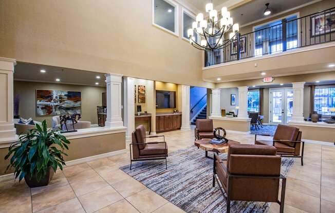 Upscale Resident Clubhouse at Hyde Park Apartments Dallas
