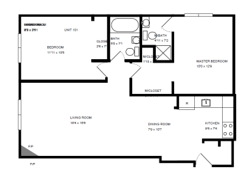 2 beds, 2 baths, 793 sqft, $2,727