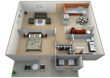 1 bed, 1 bath, 700 sqft, $1,698
