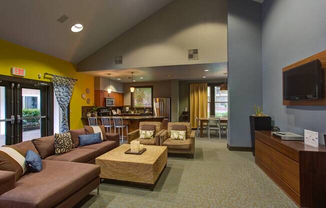 Clubroom at Commons at Verandas in Tanasbourne Apartments, Oregon, 97124
