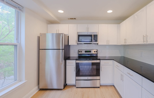 Kitchen with Stainless Steel Appliances