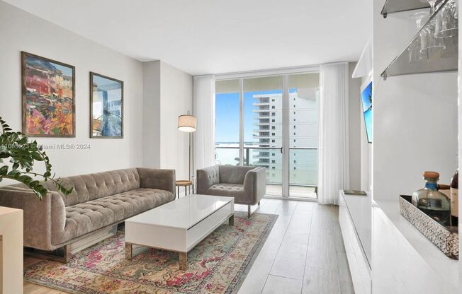 Stunning Water Views unit for rent in Brickell!