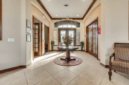 lobby of clubhouse