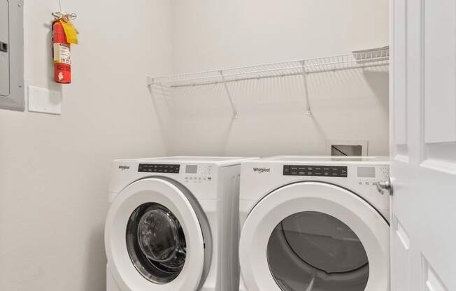 In-unit Full Sized Washer and Dryer