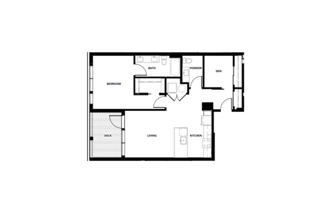 1 bed, 1 bath, 932 sqft, $4,195, Unit 512