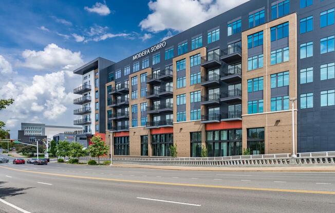 Upscale living meets Nashville energy at Modera SoBro — a vibrant community rising in the heart of downtown.