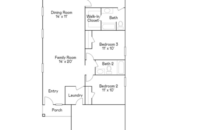 3 beds, 2 baths, $1,925