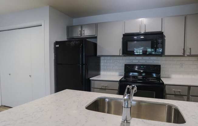updated countertops in apartments near the domain