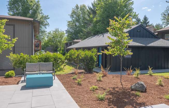 our apartments showcase a beautiful courtyard