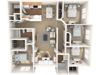 4 beds, 2 baths, 1,456 sqft, $2,065